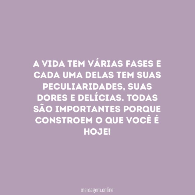 Dores e delícias da vida