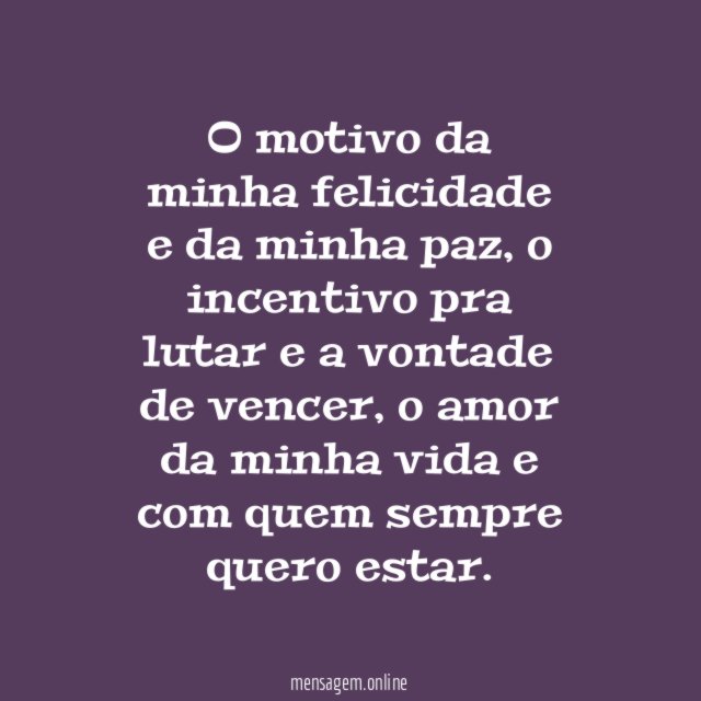 É você