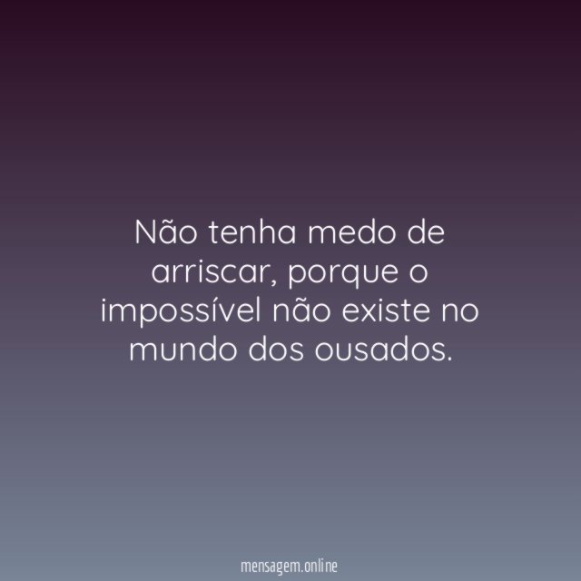Impossível não existe