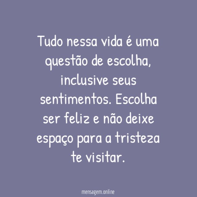 Escolhas