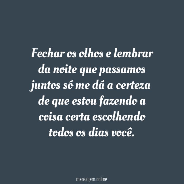 Escolho você