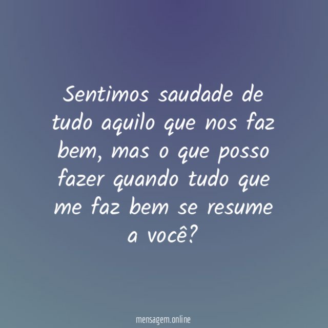 Resumo: você