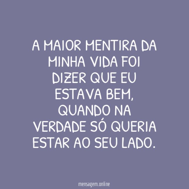 Estava bem