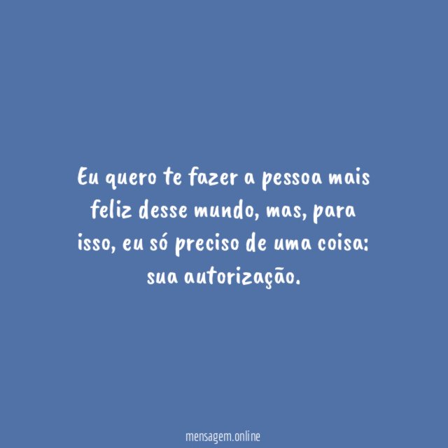 Me autoriza?