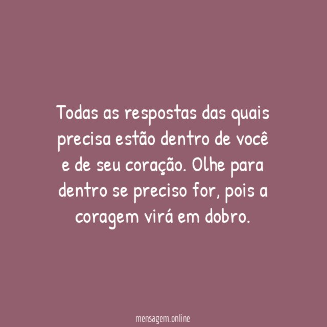 Dentro de você