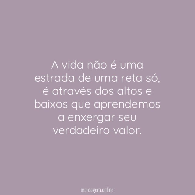 Valor da vida