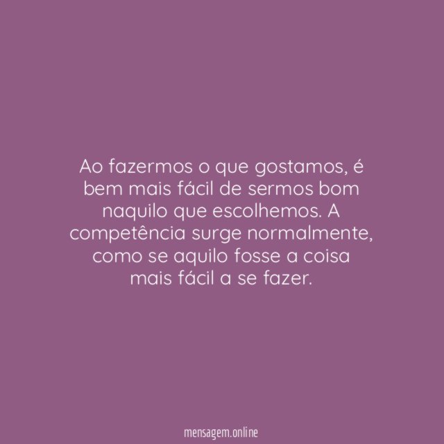 Pura competência