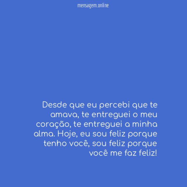 Minha eterna felicidade