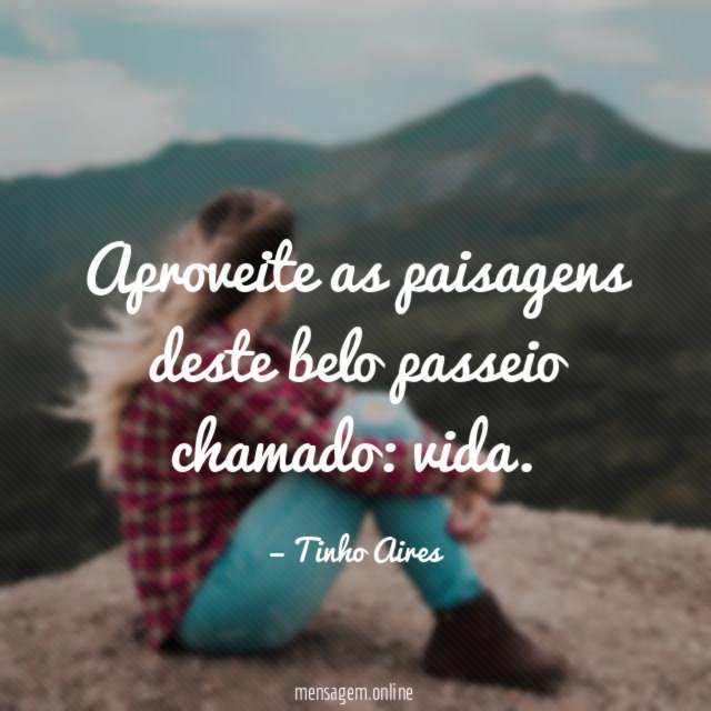 Aproveite as paisagens deste belo passeio chamado