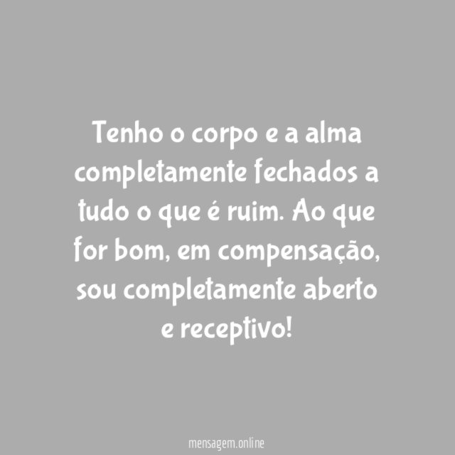 Corpo fechado