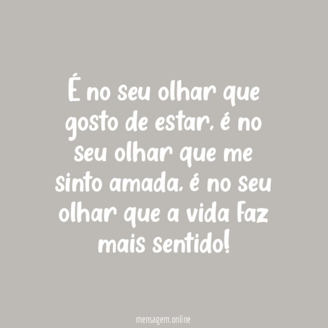 Olhar profundo