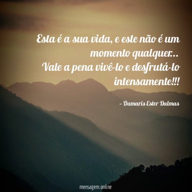 Esta é a sua vida
