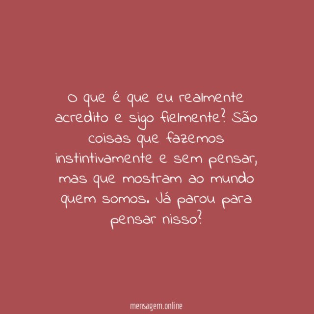 Eu tenho valores?