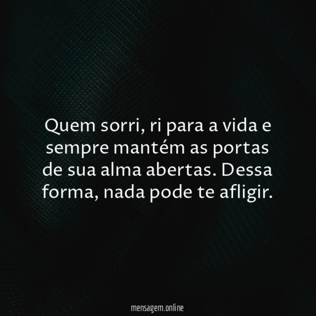 Nada a temer