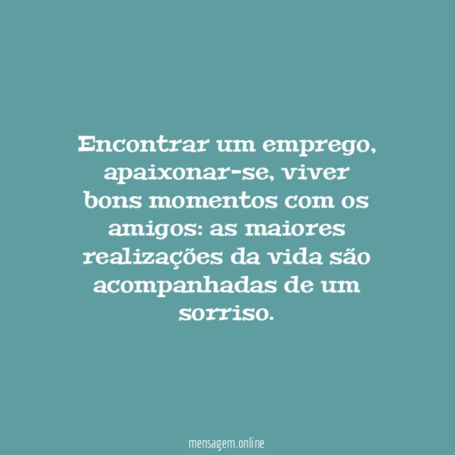 Maiores realizações