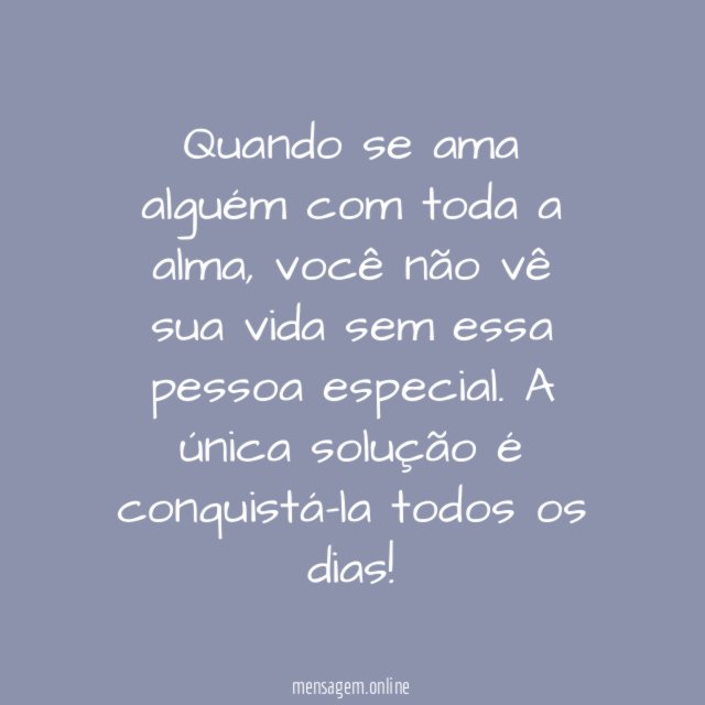 Conquista diária