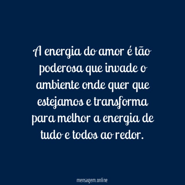 Energia do amor