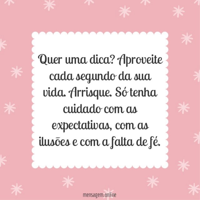 Quer uma dica
