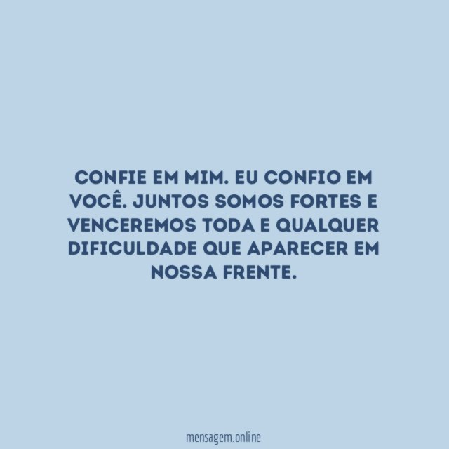 Nossa forte união