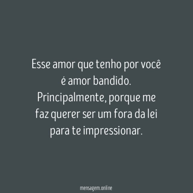 Amor bandido