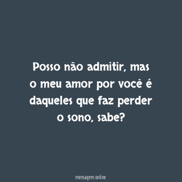 Qual o tipo do seu amor?