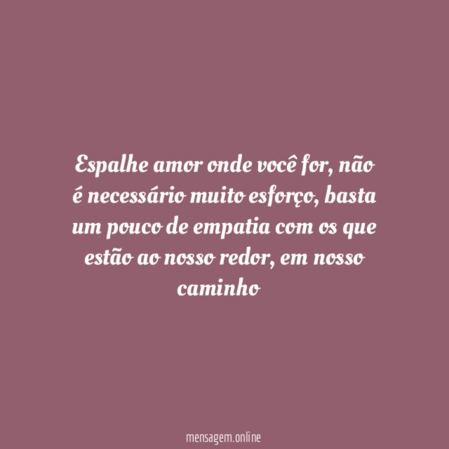 Mais empatia