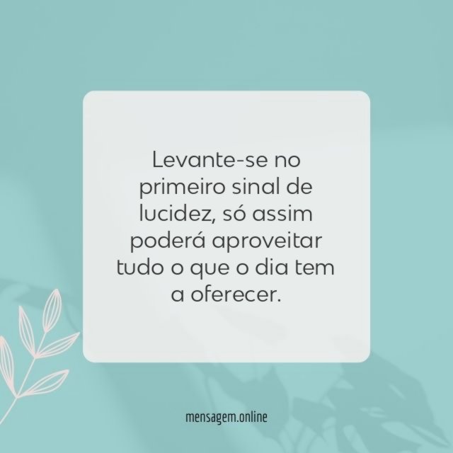 Sinal de lucidez
