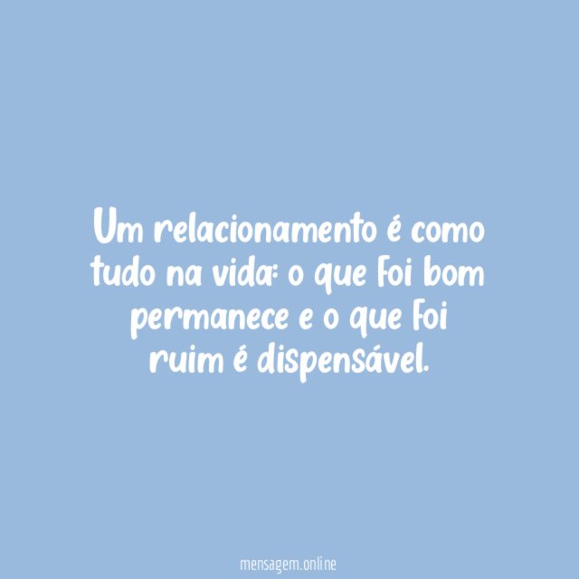 Como tudo na vida