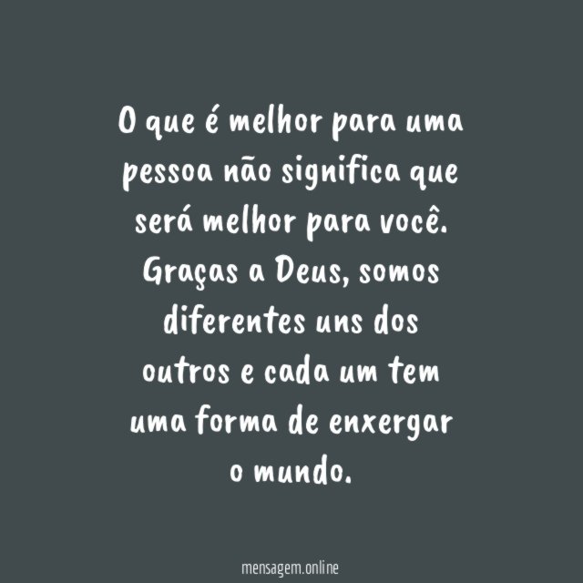 Cada um é cada um