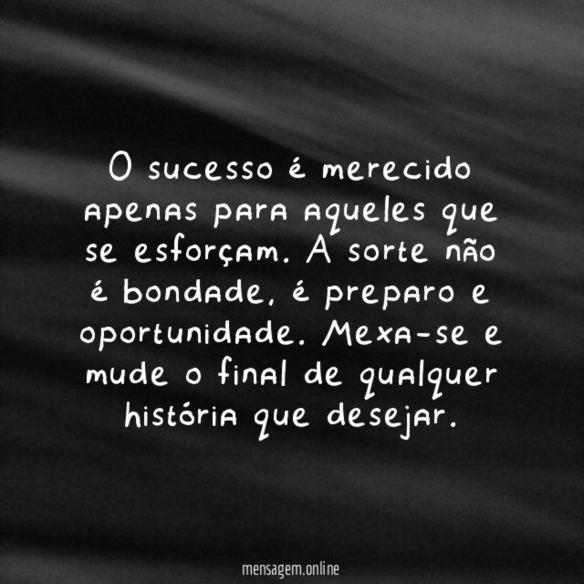 Se esforce