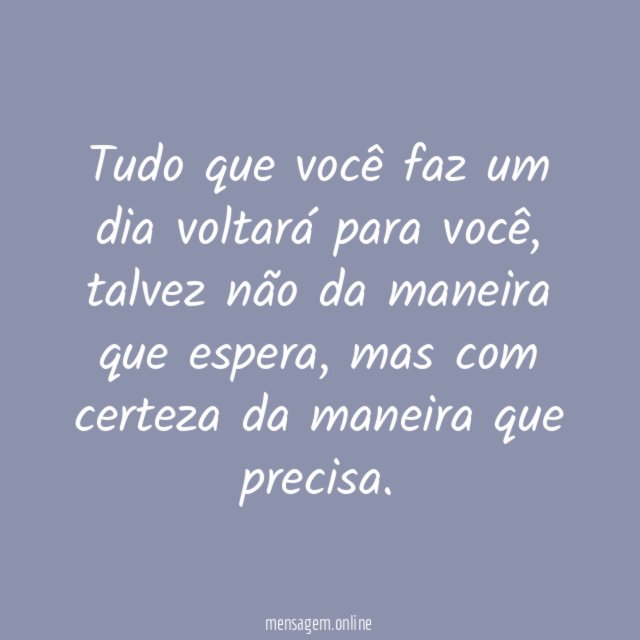 Tudo volta