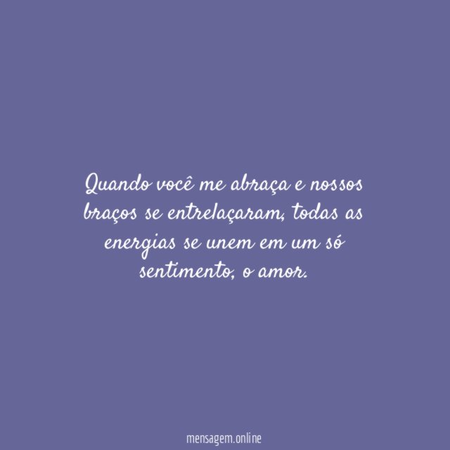 Amor em teus braços