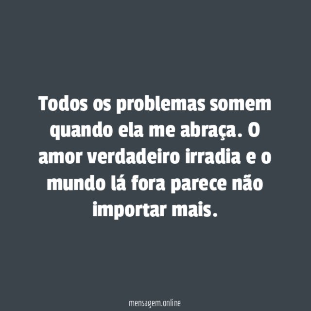 Abraço de mãe