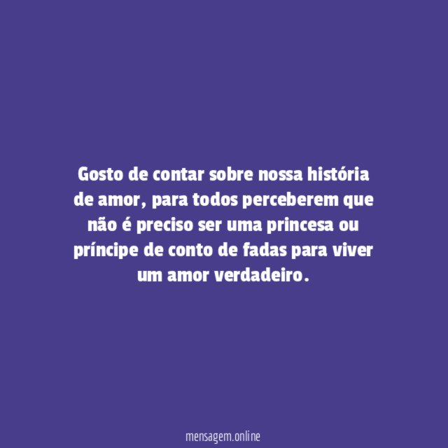 Conto de fadas ou vida real?