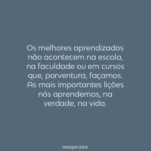 Aprendizado