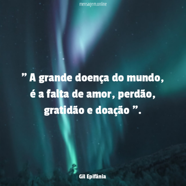 A grande doença do mundo