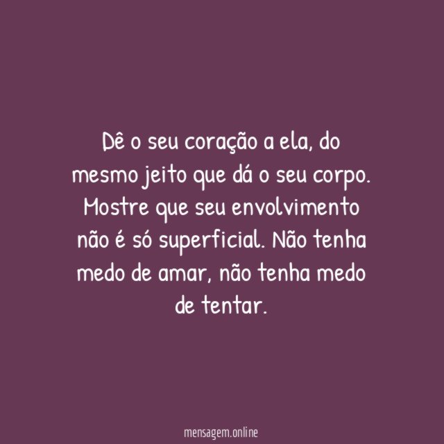 Dê seu coração