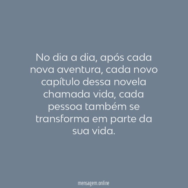 Novela da vida