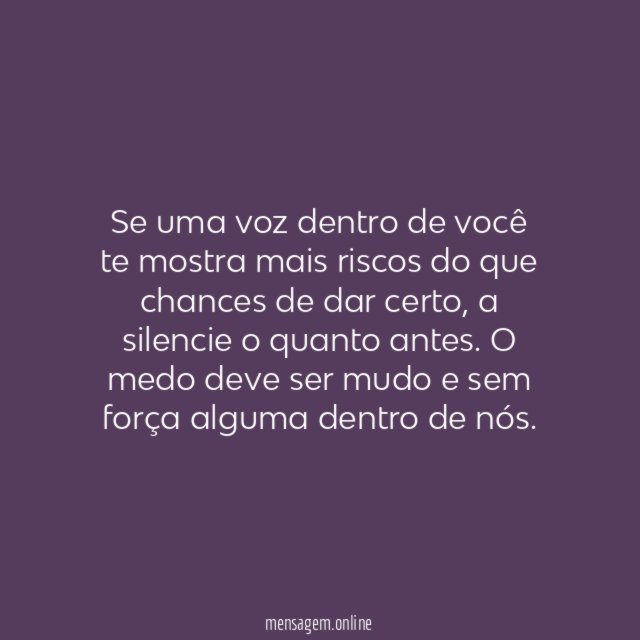 Silencie essa voz
