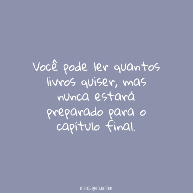 Capítulo final