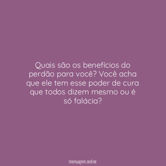 Quais são?