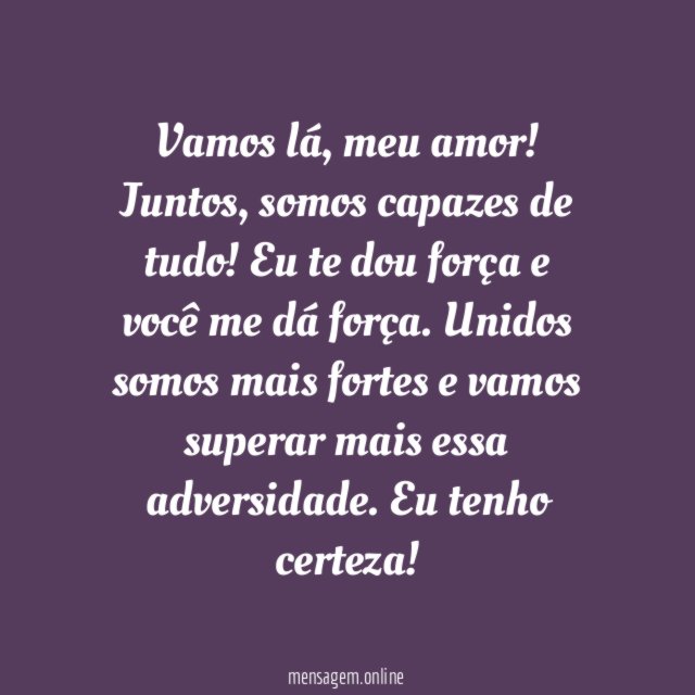 Vamos lá!