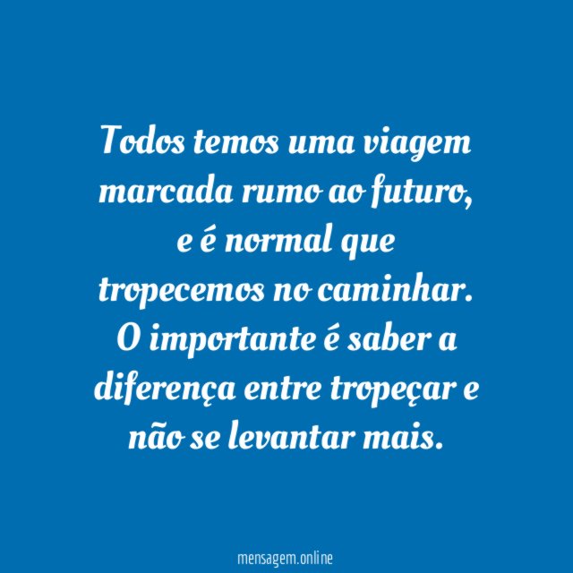 Rumo ao futuro