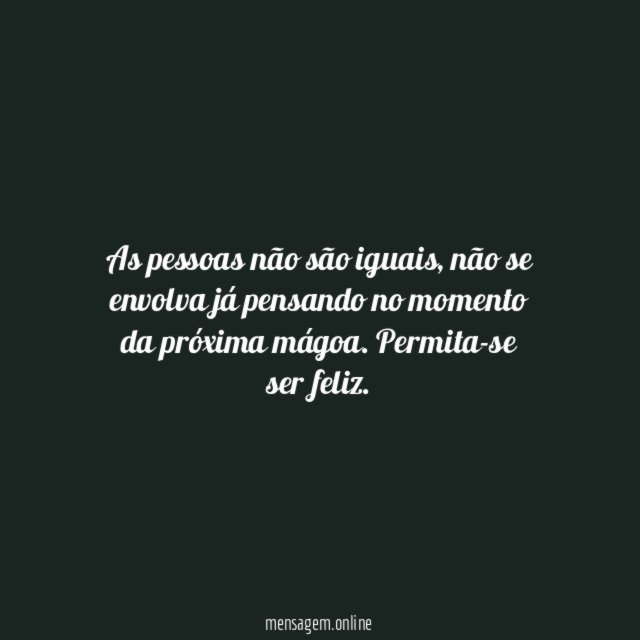 Permita-se ser feliz