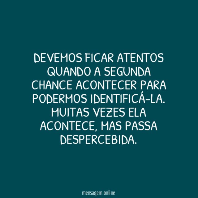 Preste atenção!