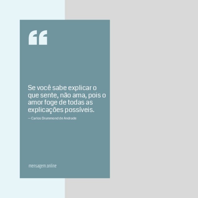 Se você sabe explicar o que sente