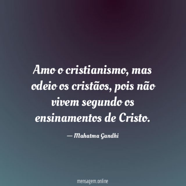 Amo o cristianismo