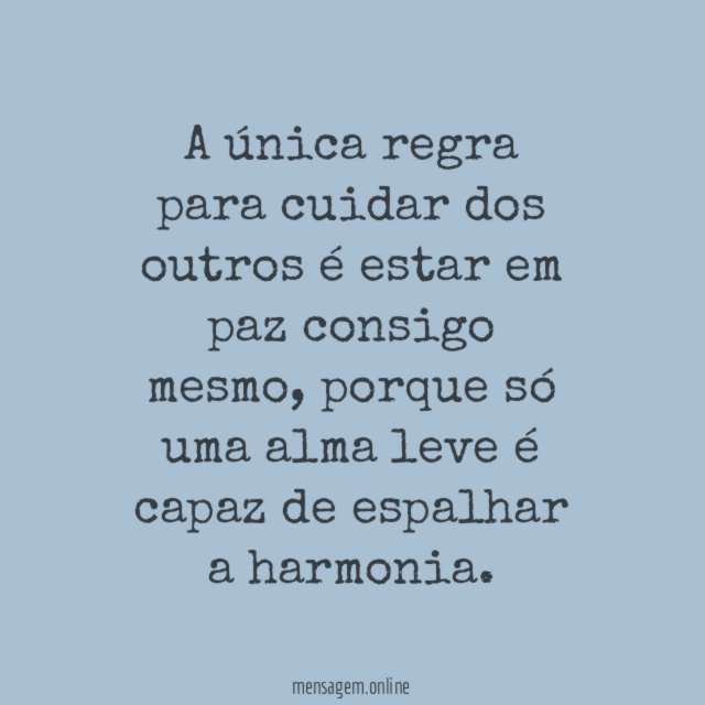 Espalhando a harmonia