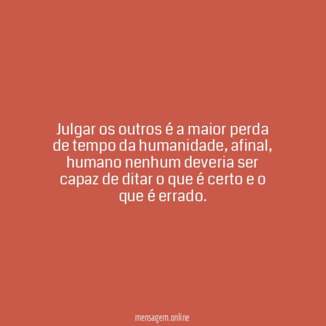 Julgar os outros