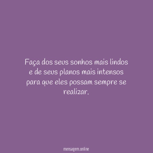 Seus sonhos